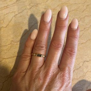 David Yurman 18k gold diamond and Tanzanite ring